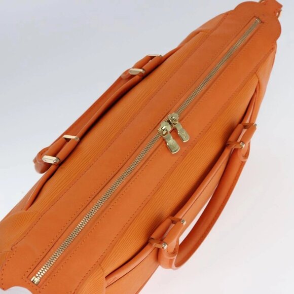 LOUIS VUITTON Epi Danura GM Hand Bag Orange Mandarin - Picture 6 of 16